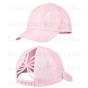 VimHue Girl's Sun Goddess Cap UPF 50+ (Orchid Pink)
